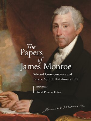 cover image of The Papers of James Monroe, Volume 7